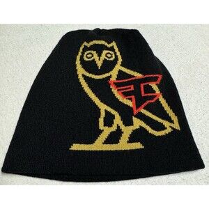 OVO X Faze Clan Beanie Unisex Adult Black Drake